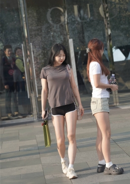 No.6491 活力甜美【175P】超短热裤微笑线长腿女孩套图